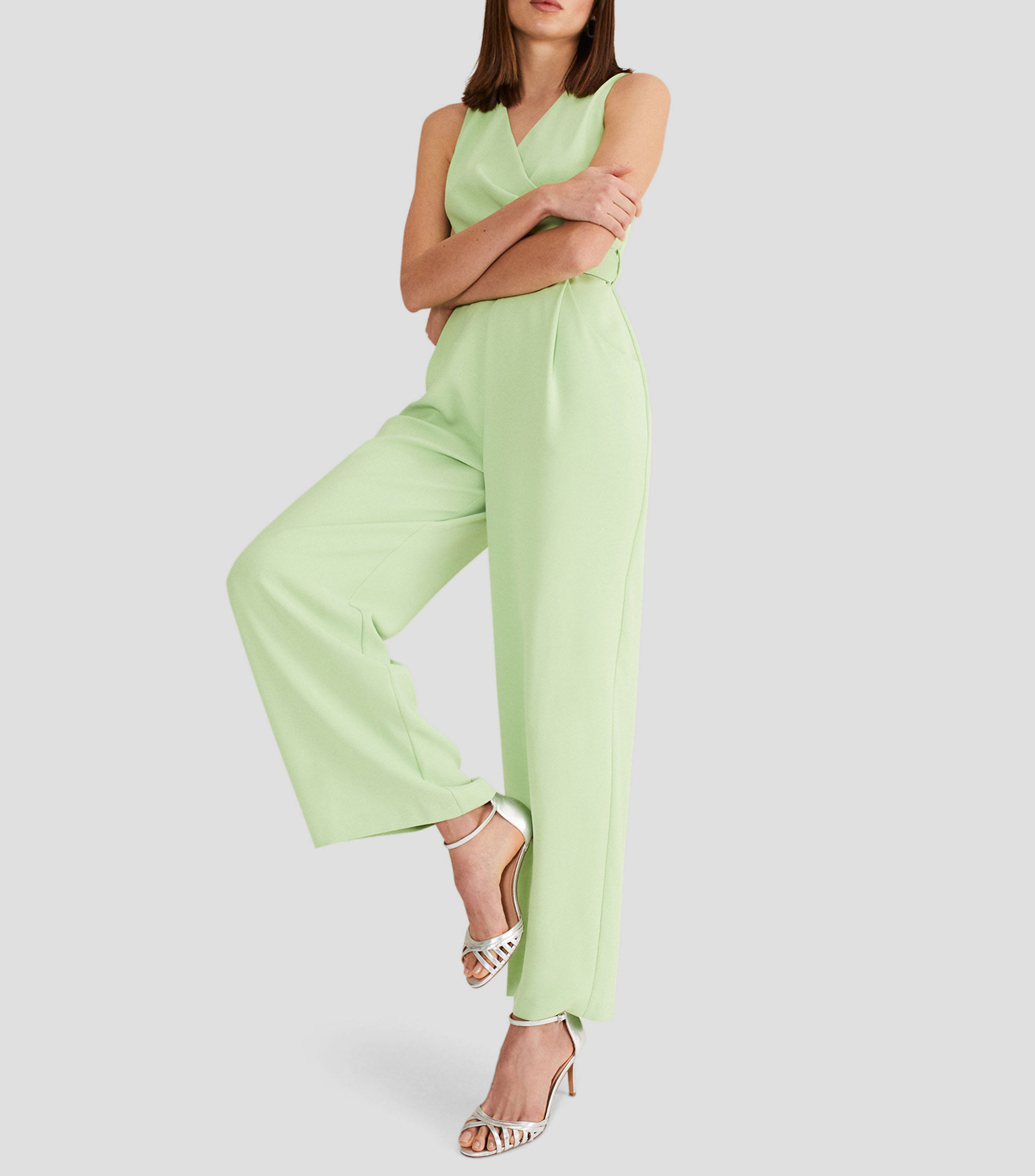 Jumpsuit de corte recto Mujer
